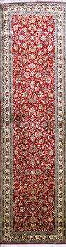 Kashmir-Seide - Teppich aus Kashmir,  Natur-Seide, Größe: 77x287cm Sonderpreis: € 1.562,-