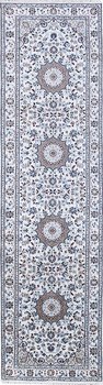 Nain - Teppich aus Indien,  Schafwolle/Seide, Größe: 81x306cm Sonderpreis: € 974,-