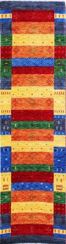 Gabbeh-Loom - Teppich aus Indien,  Schurwolle, Größe: 84x302cm Sonderpreis: € 532,-