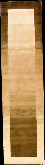 Gabbeh-Loom - Teppich aus Indien,  Schurwolle, Größe: 81x301cm Sonderpreis: € 154,-