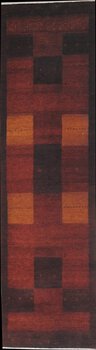 Gabbeh-Loribaff - Teppich aus Indien,  Neuseelandwolle, Größe: 76x268cm Sonderpreis: € 720,-