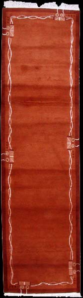 Anapurna - Teppich aus Nepal,  Schurwolle, Größe: 83x298cm Sonderpreis: € 240,-
