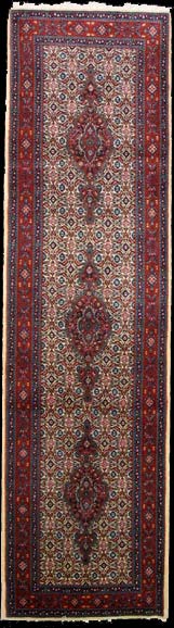 Moud - Teppich aus Orient,  Schurwolle, Größe: 83x297cm Sonderpreis: € 491,-