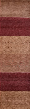 Gabbeh-Jumbo - Teppich aus Indien,  Schurwolle, Größe: 80x300cm Sonderpreis: € 315,-