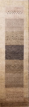 Gabbeh-Jumbo - Teppich aus Indien,  Schurwolle, Größe: 77x268cm Sonderpreis: € 217,-