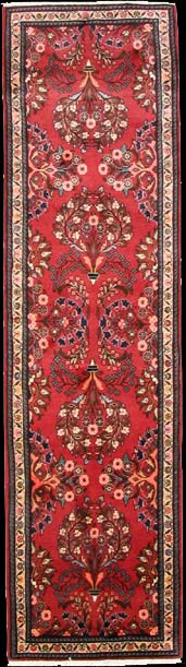 Hamadan - Teppich aus Orient,  Schurwolle, Größe: 83x303cm Sonderpreis: € 324,-