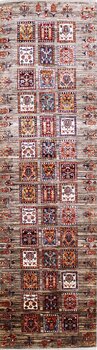 Gabbeh-Loribaff - Teppich aus Afghanistan ,  Ghazniwolle, Größe: 84x307cm Sonderpreis: € 1.283,-