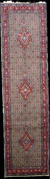 Moud - Teppich aus Orient,  Schurwolle, Größe: 78x298cm Sonderpreis: € 463,-
