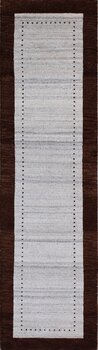Gabbeh - Teppich aus Indien,  Schurwolle, Größe: 83x302cm Sonderpreis: € 329,-