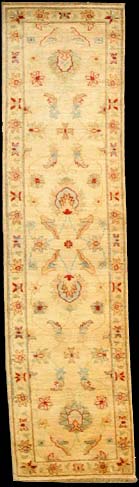 Ziegler-Chobi - Teppich aus Afghanistan ,  Ghazniwolle, Größe: 67x249cm Sonderpreis: € 315,-