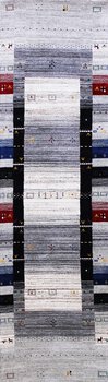 Gabbeh-Loom - Teppich aus Indien,  Schurwolle, Größe: 84x295cm Sonderpreis: € 520,-