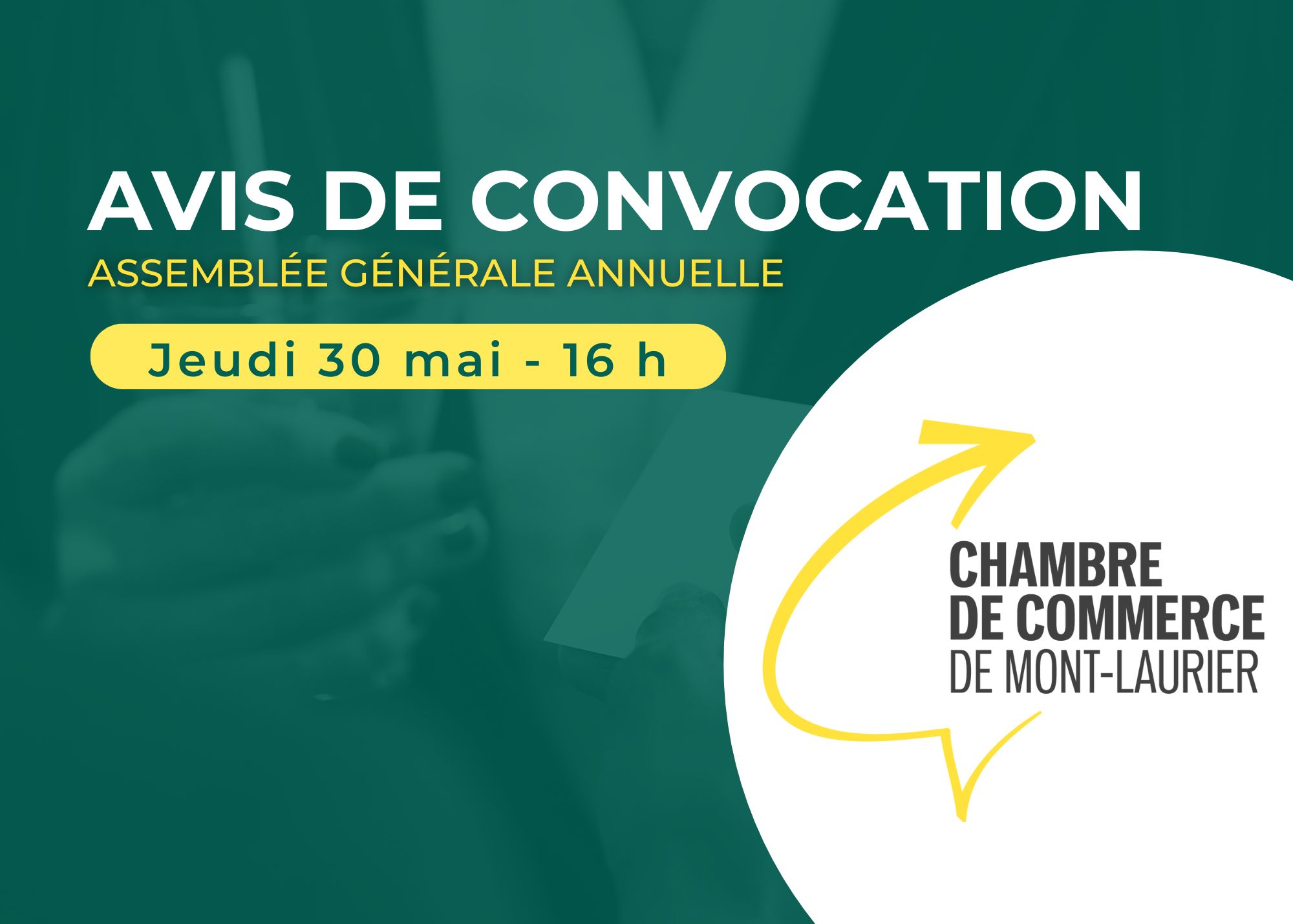 Avis de convocation