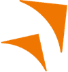 Thierhoff Consulting Kites Logo Thierhoff Consulting - fliegende Drachen, orange