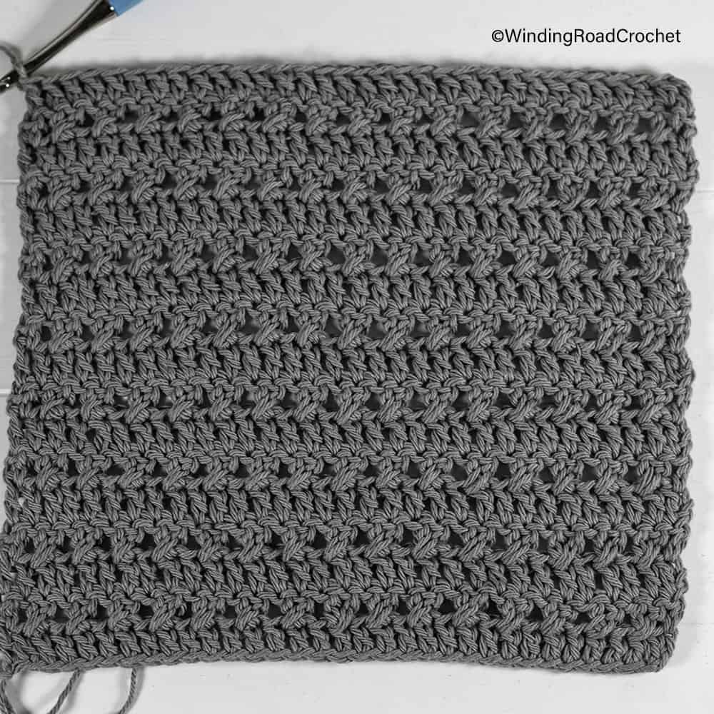 You will love making this quick and easy crochet hanging wall basket. It is made from a simple square and very easy to crochet.