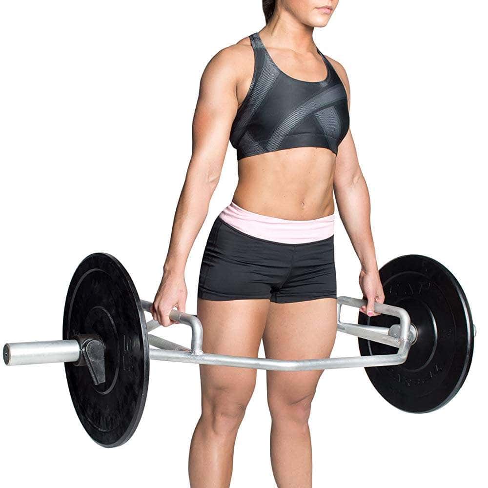 Girl with a trap bar Girl with a trap bar