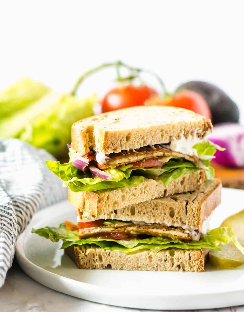 Vegan Blt Sandwich Healthier Steps