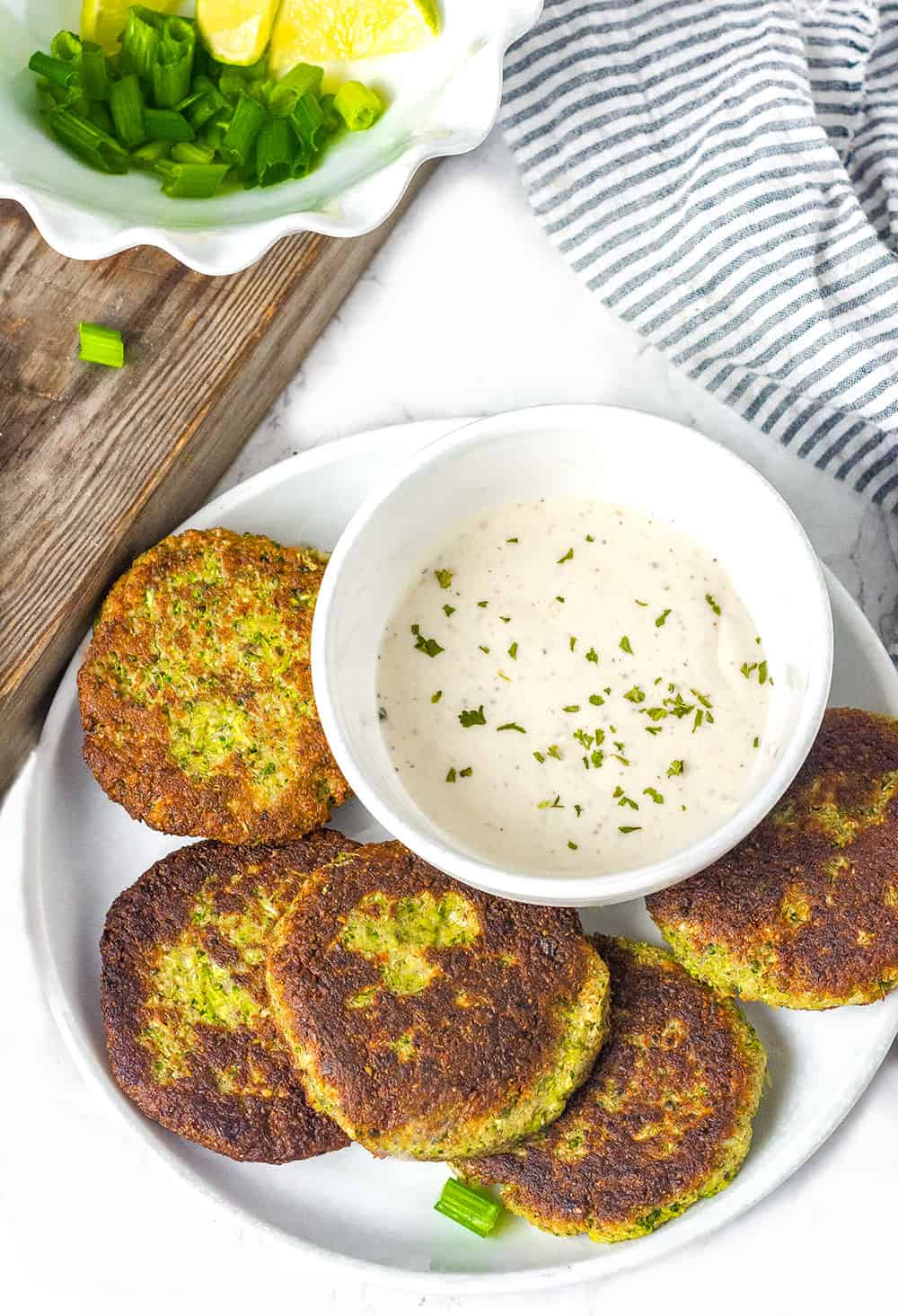 Broccoli Fritters Healthier Steps
