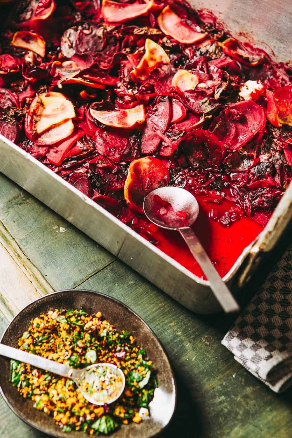 Rote-Bete-Radicchio-Gratin