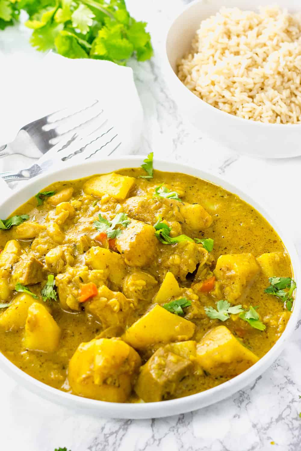 Instant Pot Vegan Jackfruit With Potato Curry Healthier Steps Add the jackfruit to the instant pot along with 1 cup of water. instant pot vegan jackfruit with potato curry