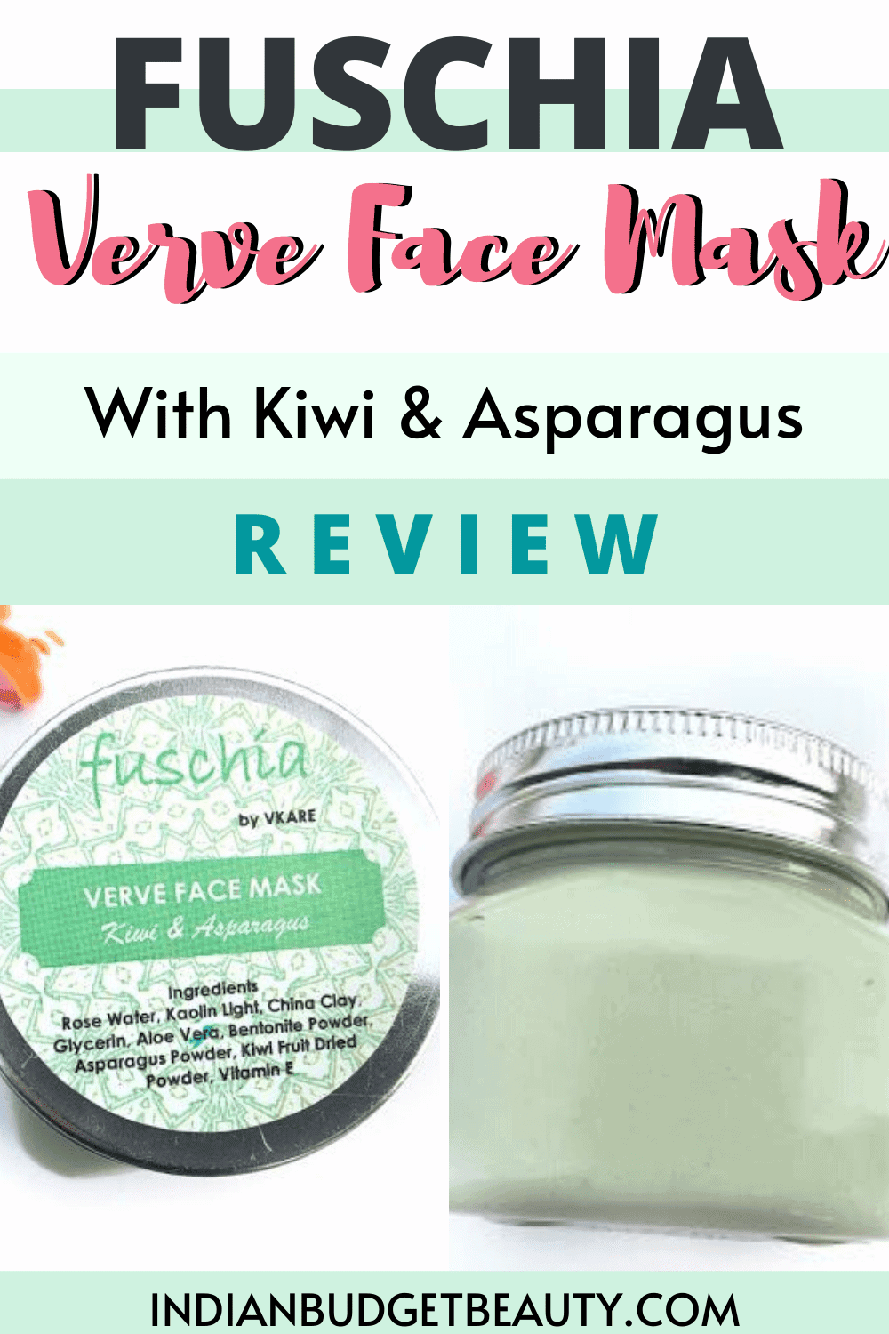 Fuschia by VKare Verve Face Mask Review Kiwi Asparagus Fuschia by VKare Verve Face Mask Review - Kiwi & Asparagus