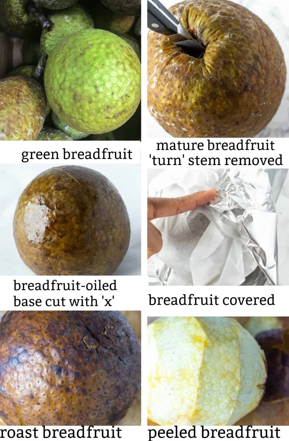 Roast Breadfruit Healthier Steps