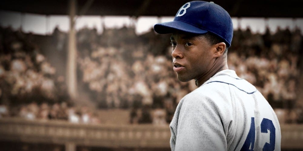 Chadwick Boseman Iconic Roles, Jackie Robinson, 42 movie ...