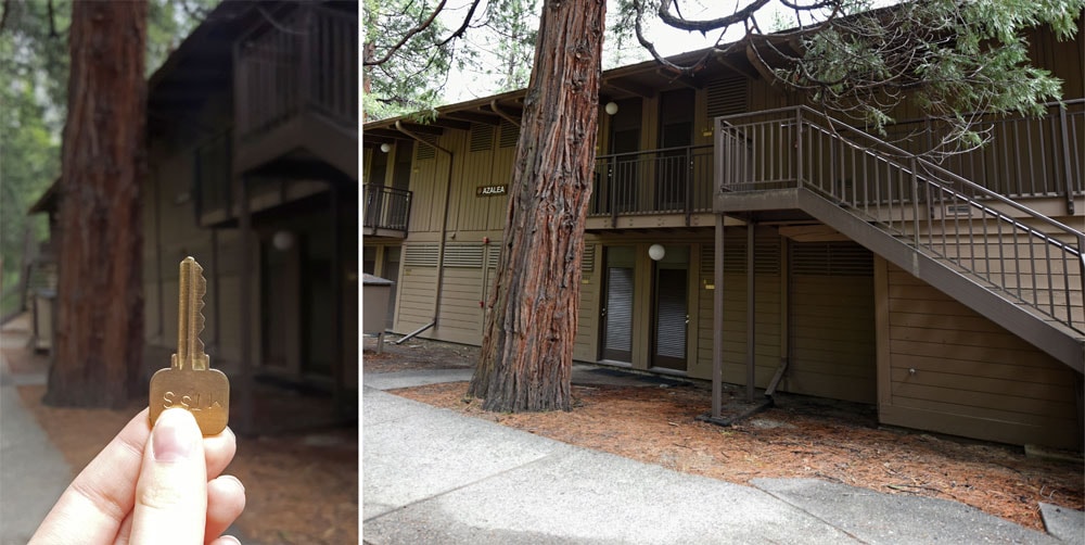 The outside of Yosemite Valley Lodge