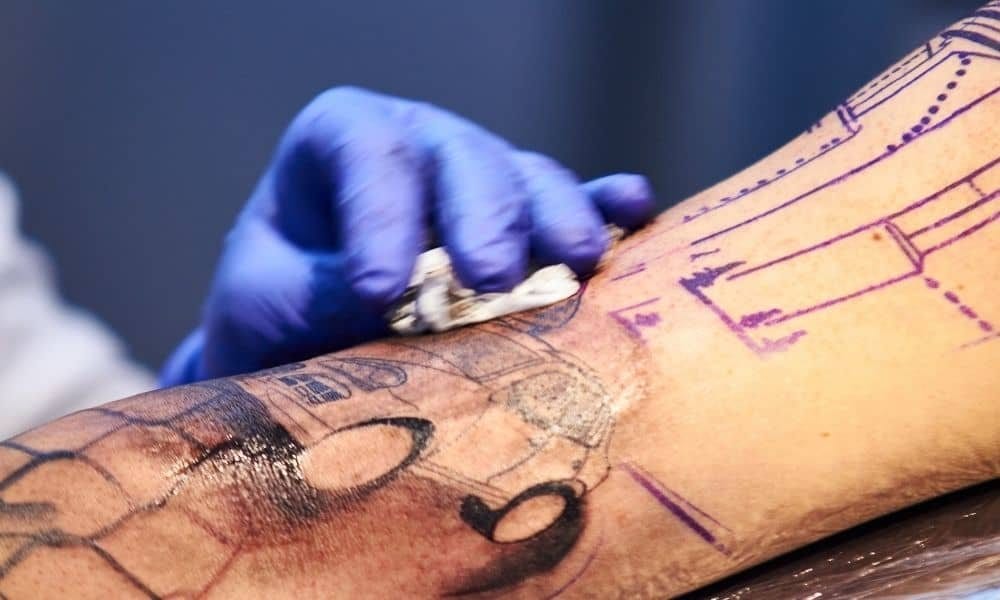 Tattoo cleaning - aftercare