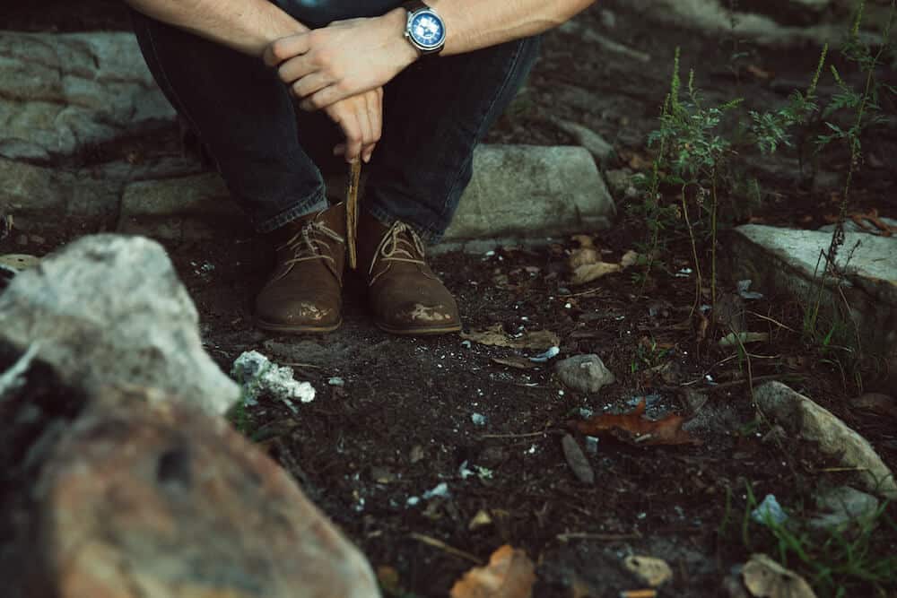 Hiking boot materials