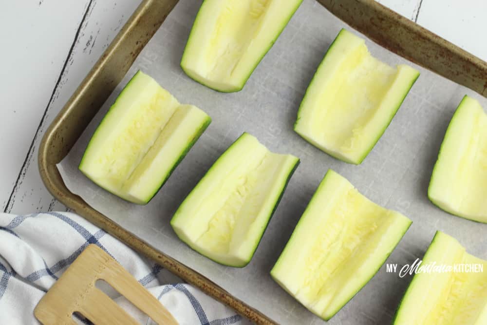 Low Carb Pizza Stuffed Zucchini Boats Recipe Keto Thm S