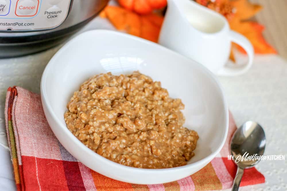 Pumpkin Spice Oatmeal Steel Cut Or Rolled Oats Instant Pot Or Stovetop