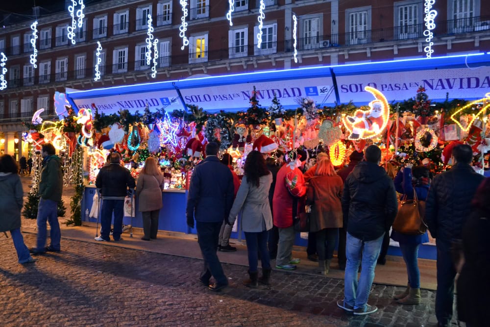 Mercatino di Natale nella Plaza Mayor