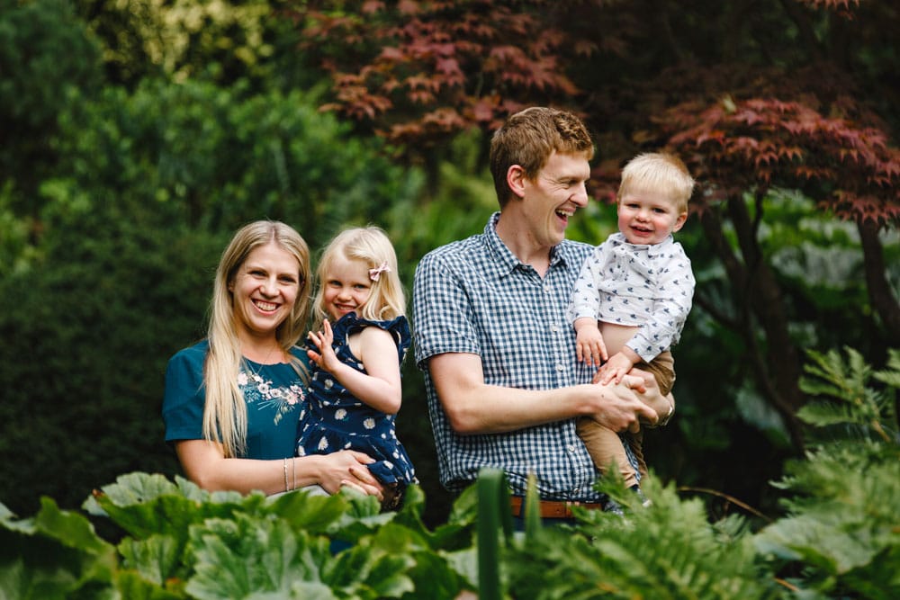 Bradshaw Family at Fletcher Moss Didsbury