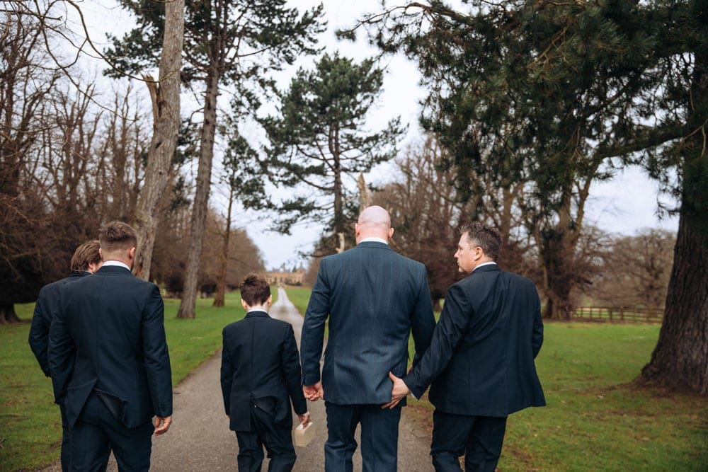 february wedding at soughton hall