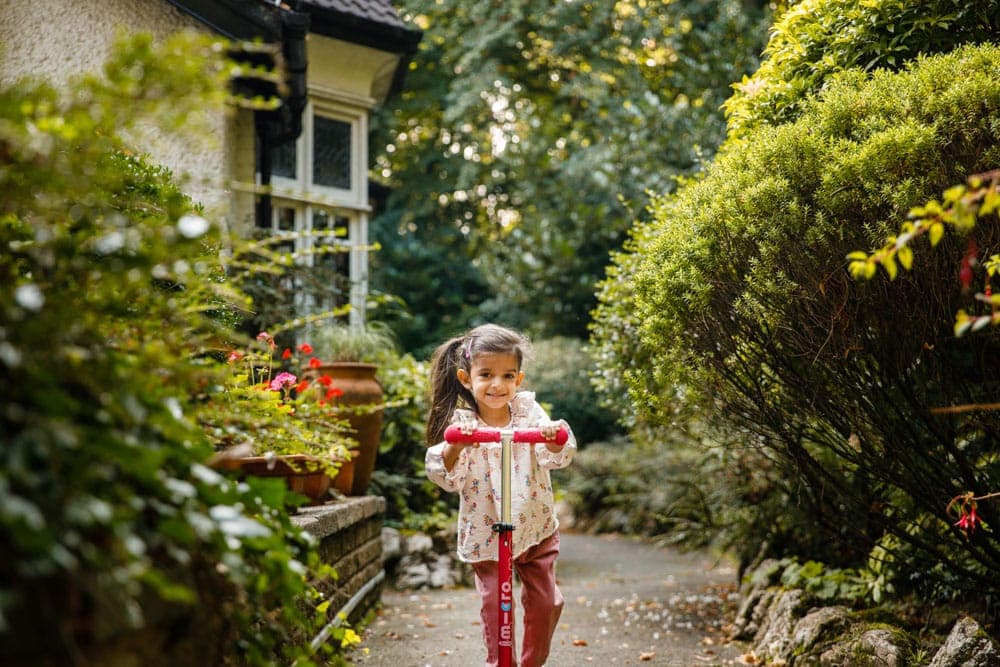 scooter fun at home in worsley
