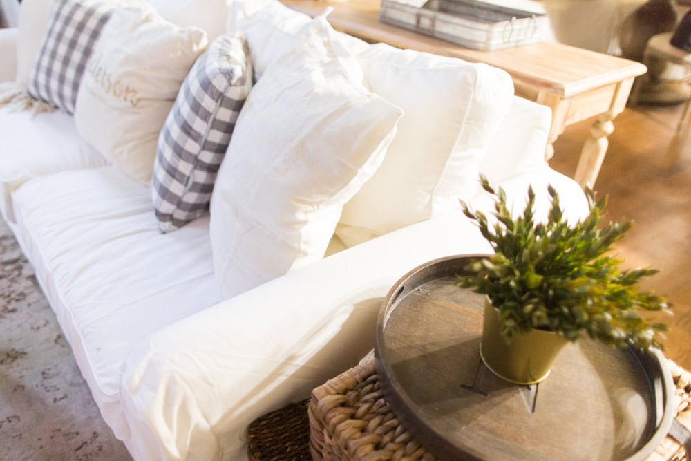 Truth About White Slipcovered Sofa With Kids And Pets