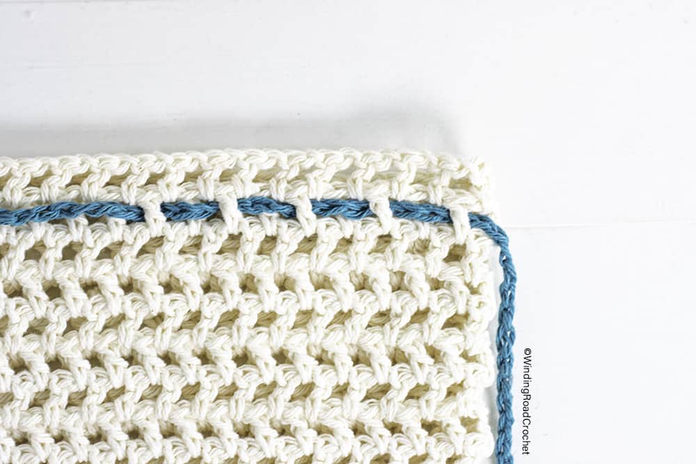 Make a crochet produce bag and leave those single-use plastic bags at the store. You will create less waste with this free crochet pattern.