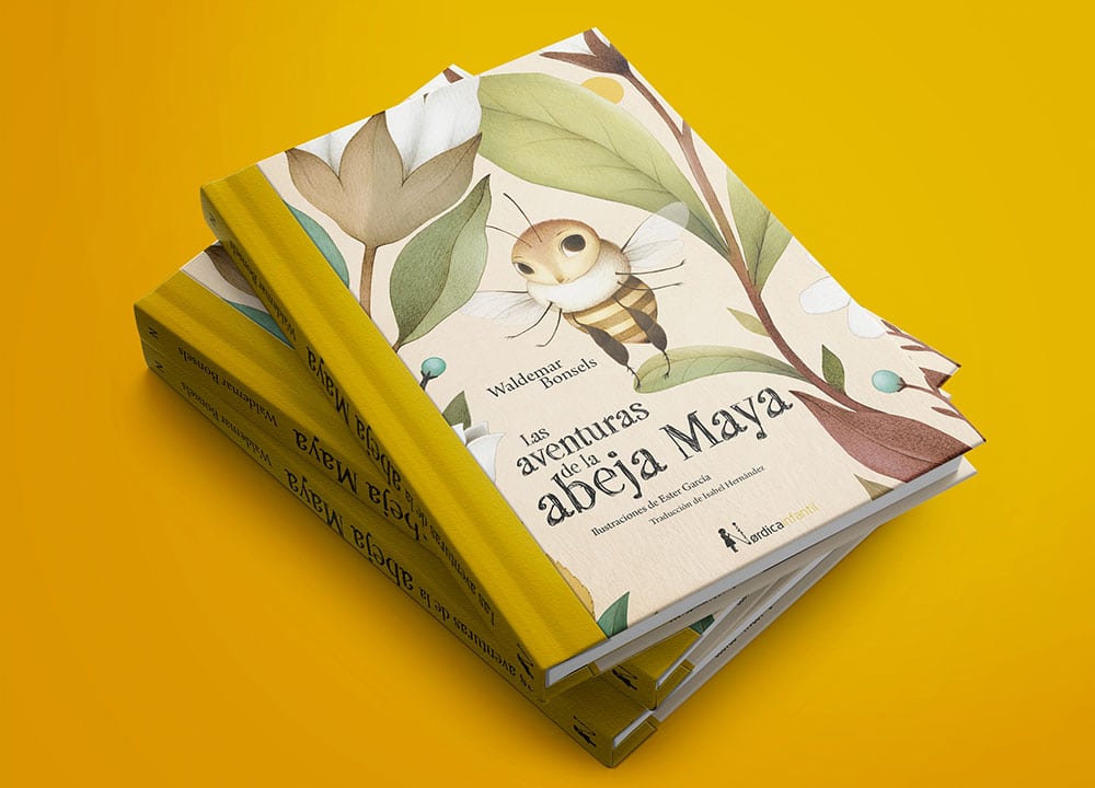 Nórdica libros, Ester Garcia, La Abeja Maya, álbum ilustrado, libros infantiles para regalar en Navidad,