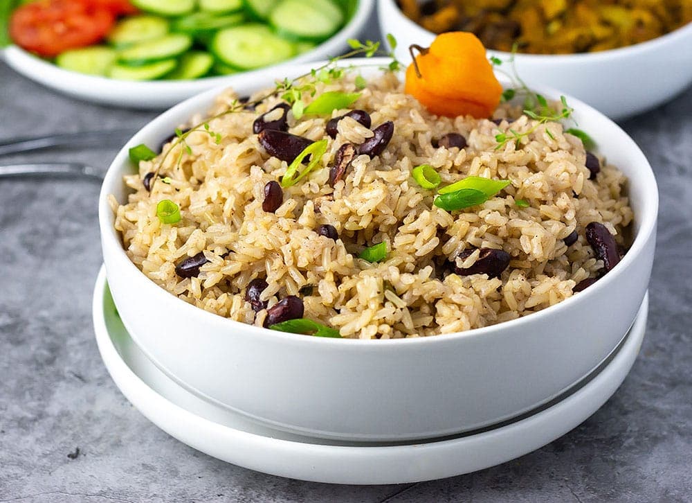 Jamaican Rice And Peas Recipe Healthier Steps