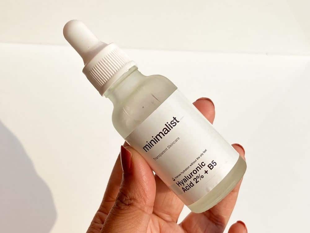 Minimalist Hyaluronic Acid 2 Vitamin B5 Review packaging Minimalist Hyaluronic Acid 2% + Vitamin B5 Serum Review packaging