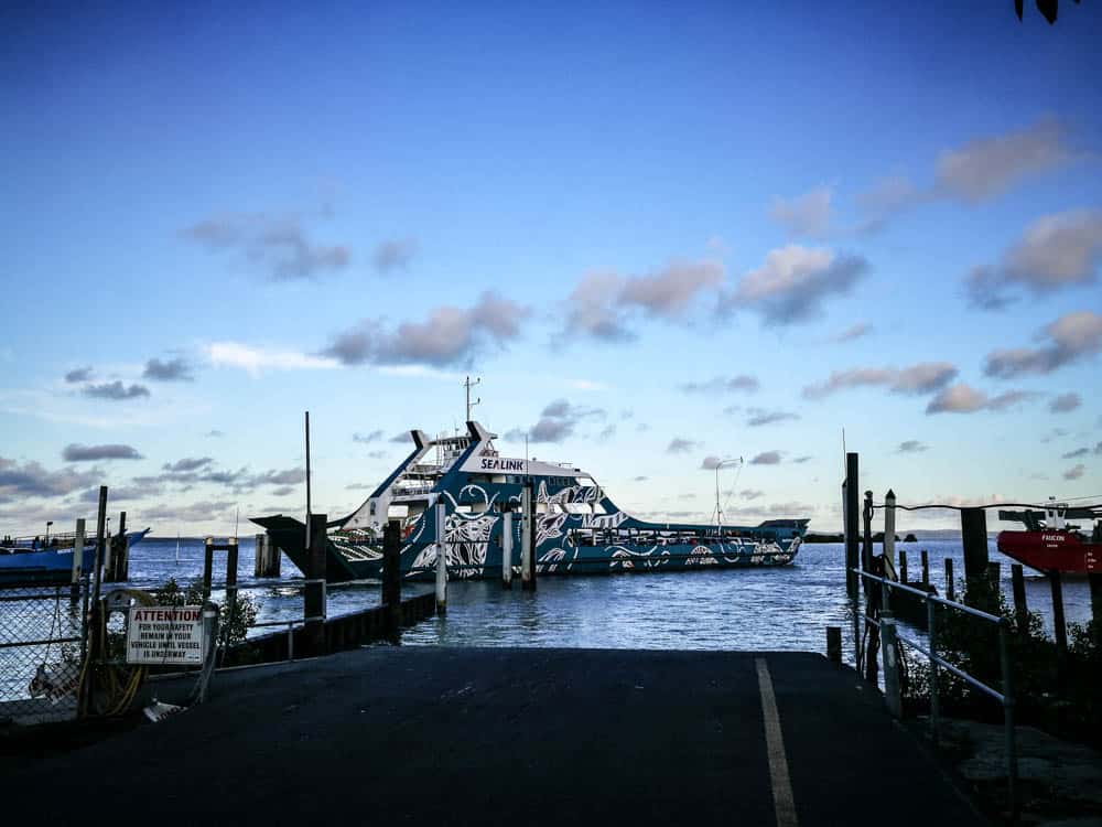 Stradbroke Island Barge that leaves from Cleveland, Brisbane