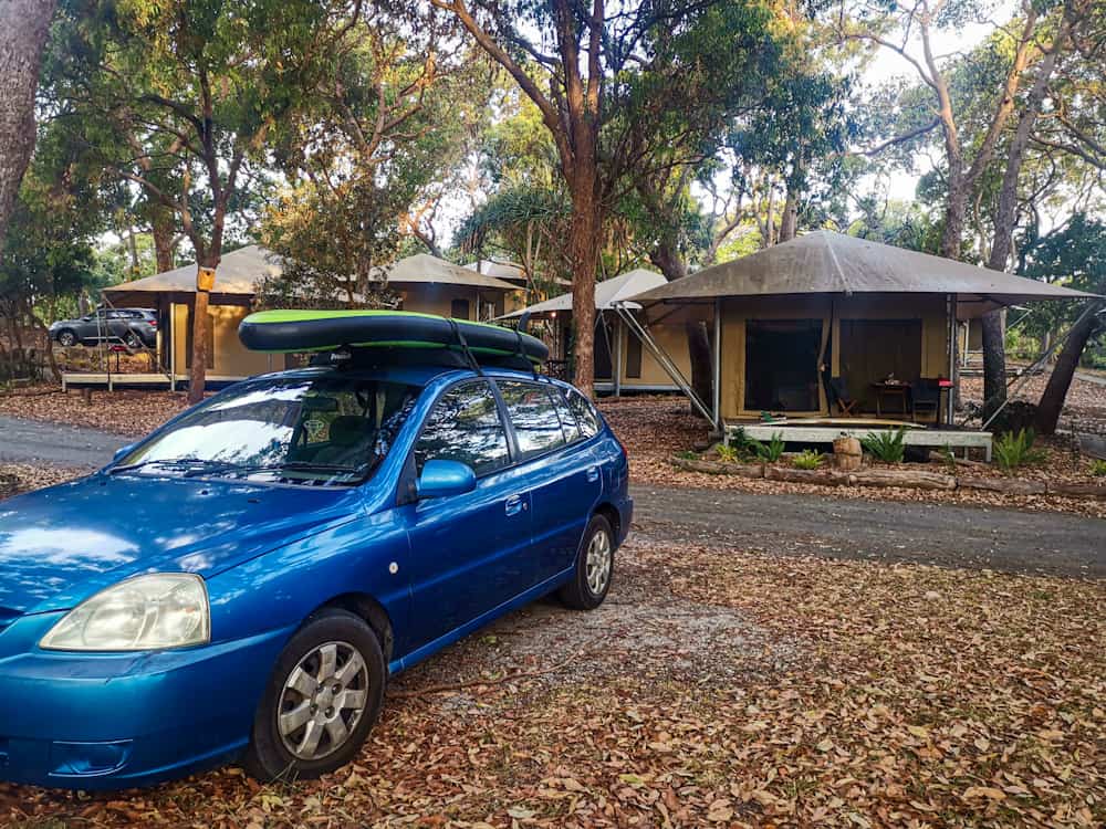 Stradbroke Island glamping camp grounds
