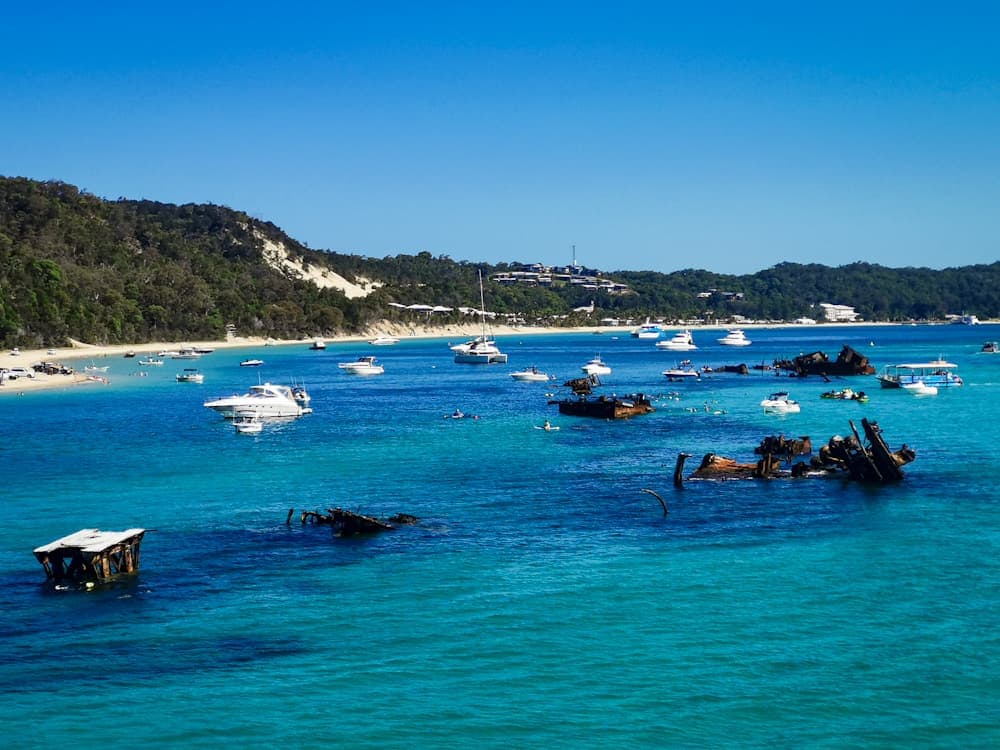 Tangalooma wrecks Moreton Island