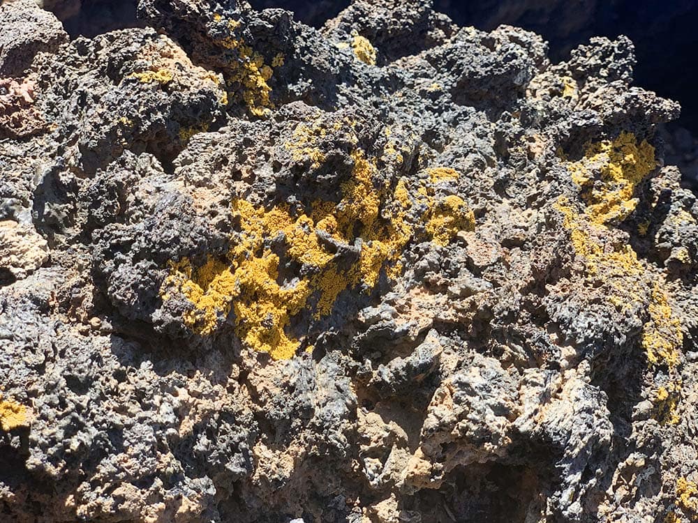 Detalle de lava