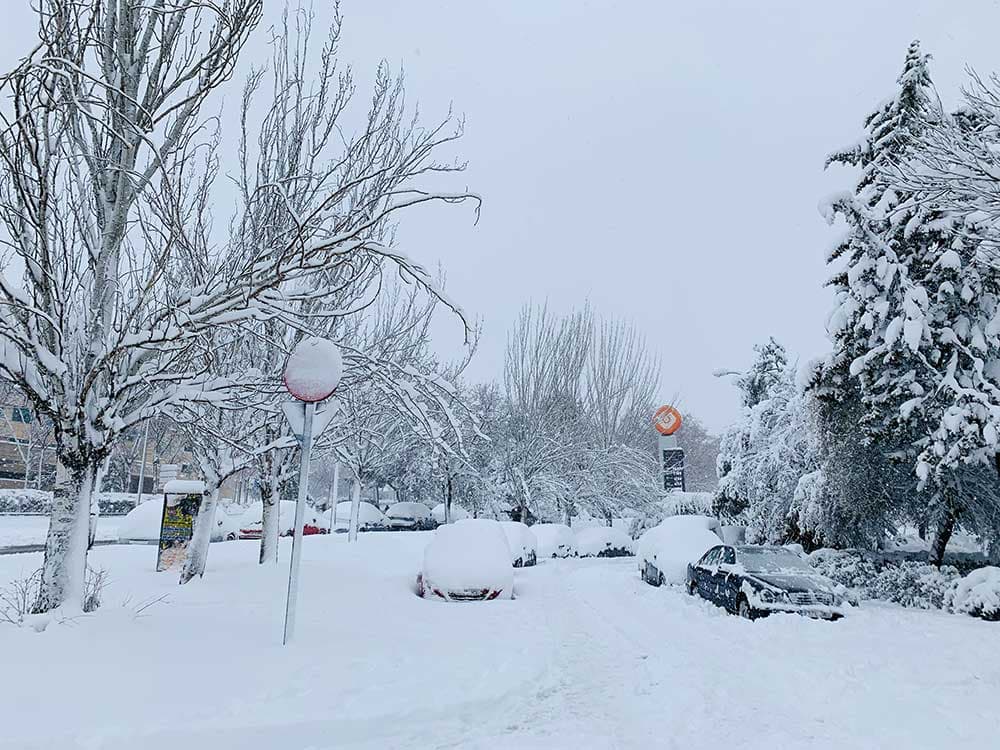 Filomena y la gran nevada de Madrid