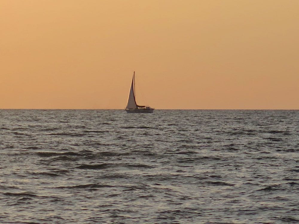 Atardecer desde el Órgano del Mar de Zadar
