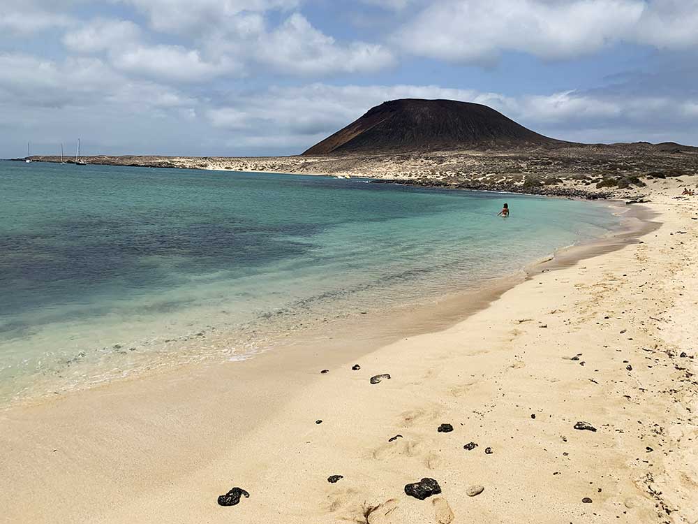 Playa de La Francesa en La Graciosa