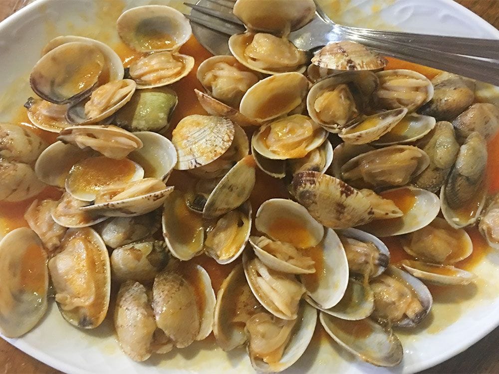 Qué y dónde comer en Galicia - Almejas