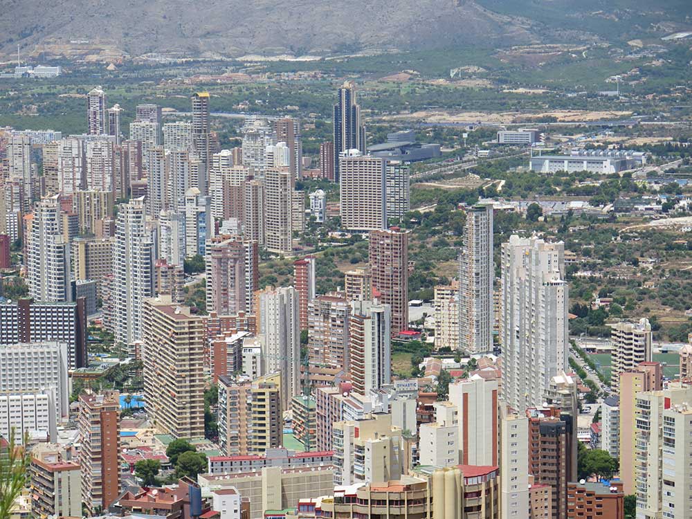 Modelo urbanístico vertical de Benidorm