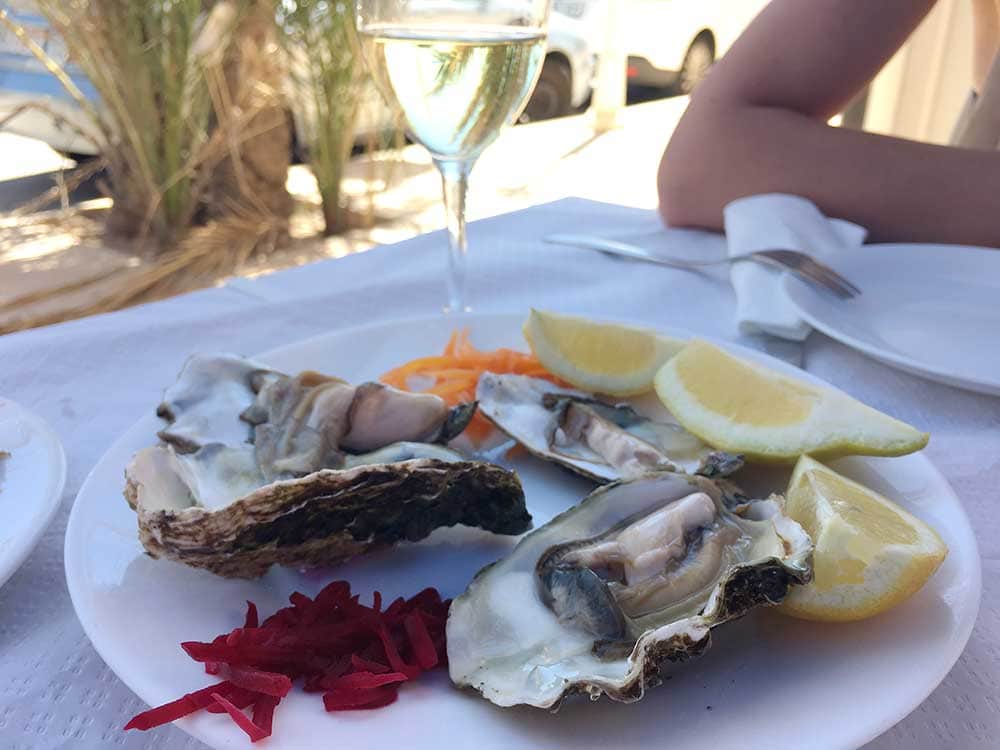Ostras del Restaurante El Rodero